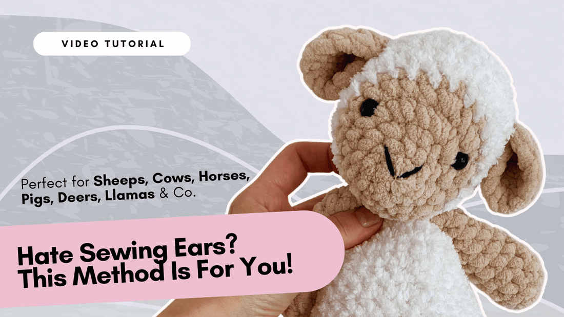 How to Crochet Ears Directly to the Head