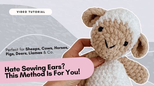 How to Crochet Ears Directly to the Head
