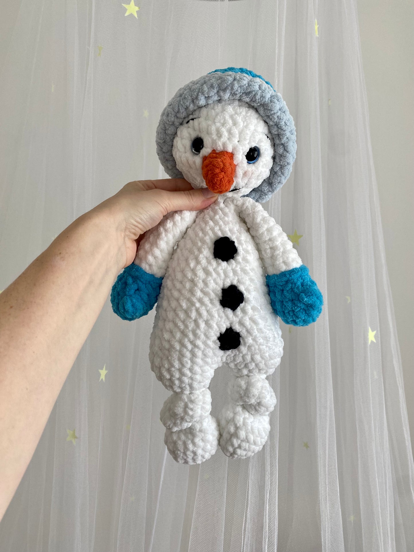 2-in-1 crochet crochet pattern Simon Lovey Snuggler with hat