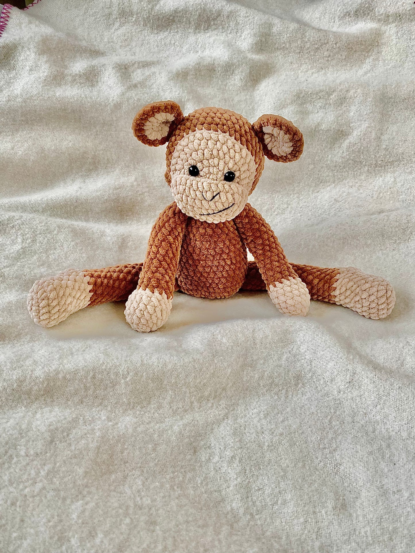 Monkey Crochet Pattern Stuffed Animal Plushie