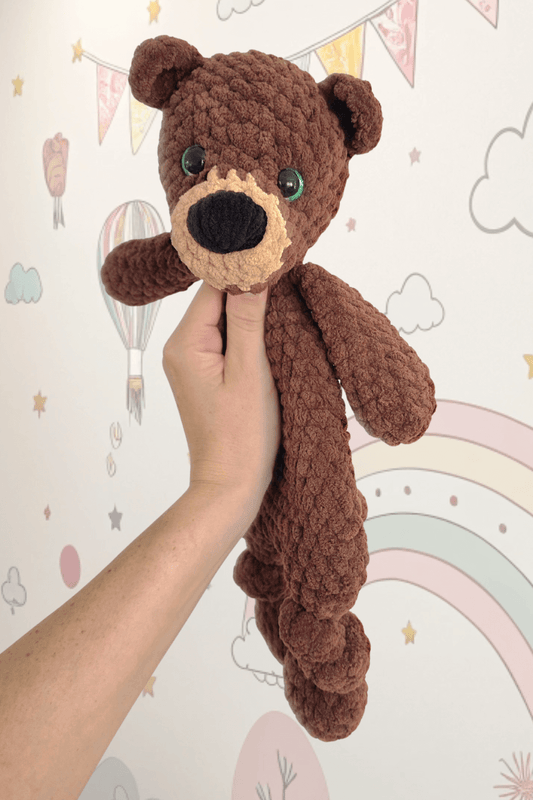 NO SEW Bear "Benji" Large Lovey incl. FULL VIDEO TUTORIAL