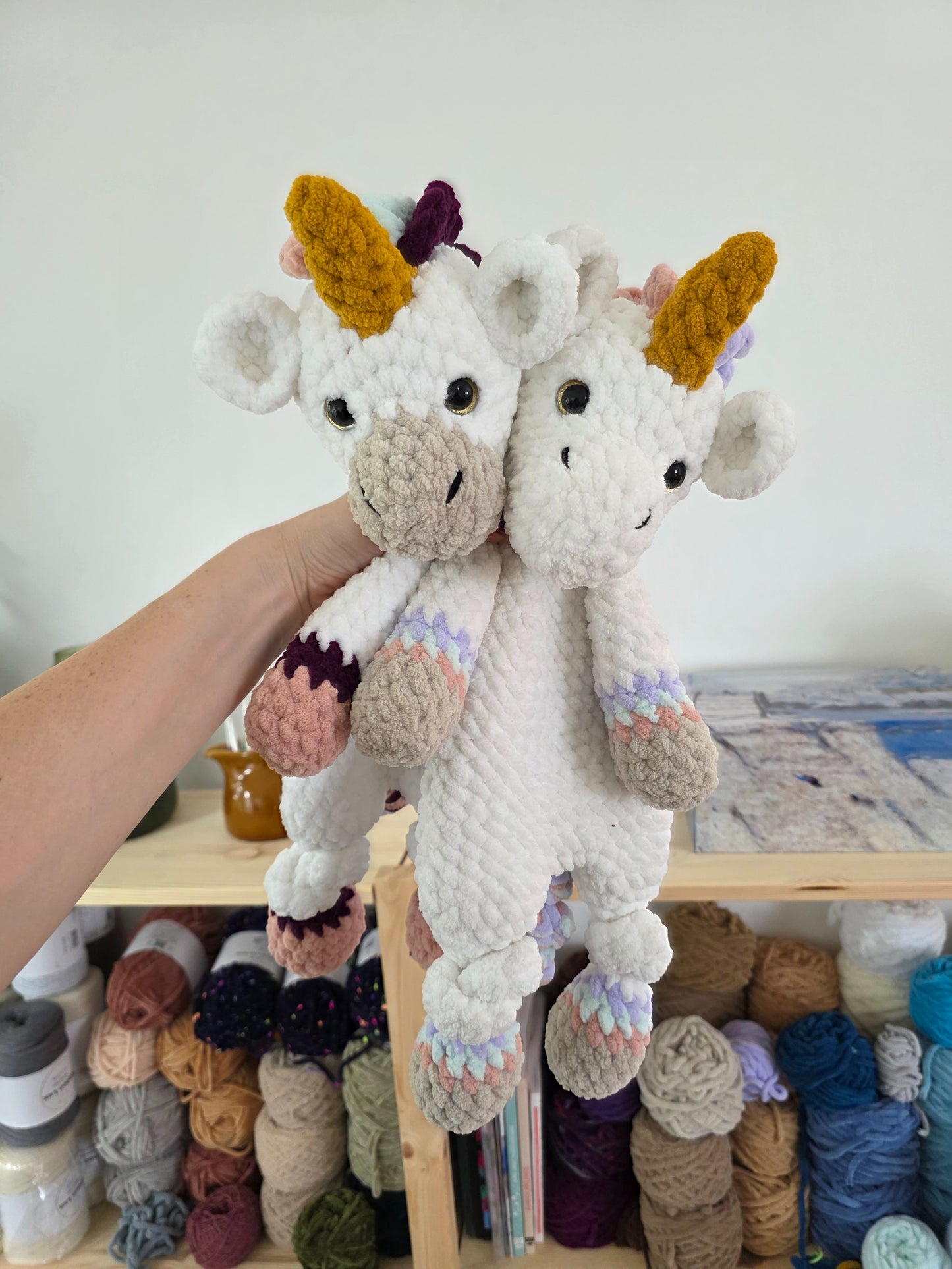 Unicorn "Lykke" Large Lovey