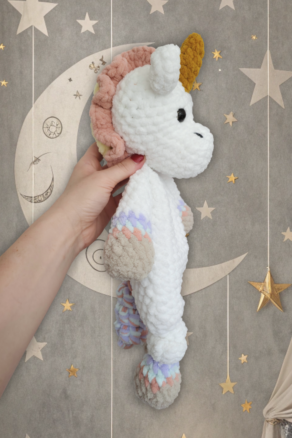 Unicorn "Lykke" Large Lovey