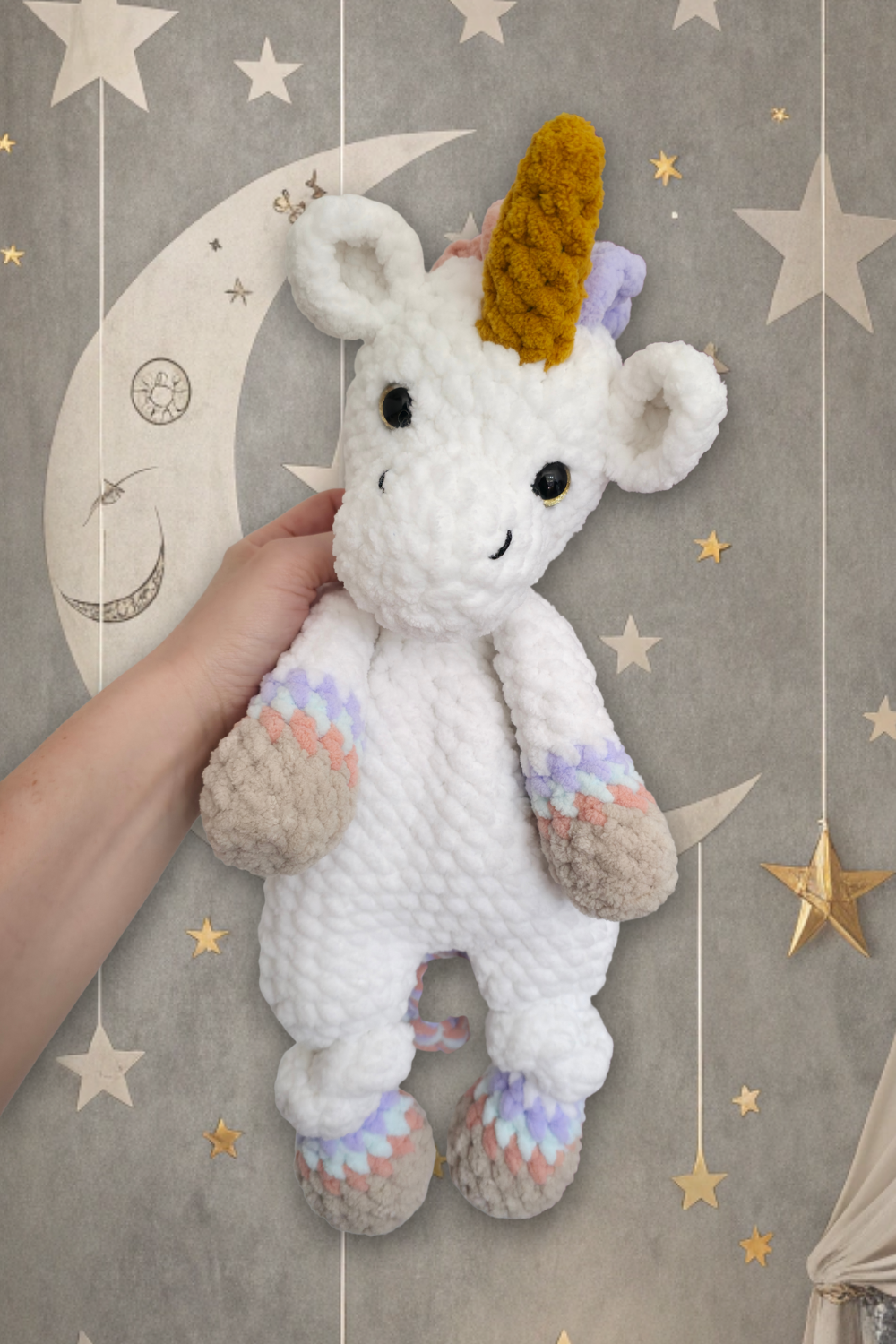 Unicorn "Lykke" Large Lovey
