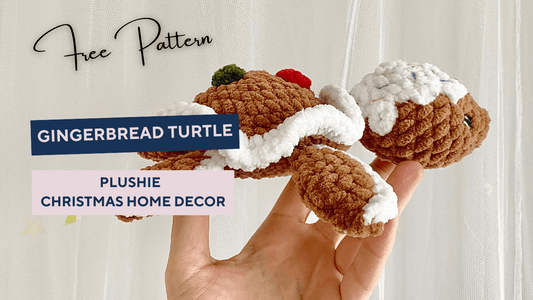 Gingerbread Turtle Free Crochet Pattern