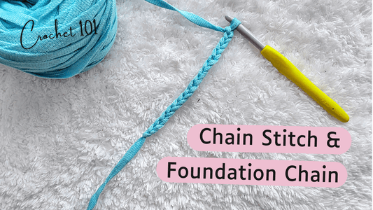 How To Crochet A Foundation Chain & Chain Stitch