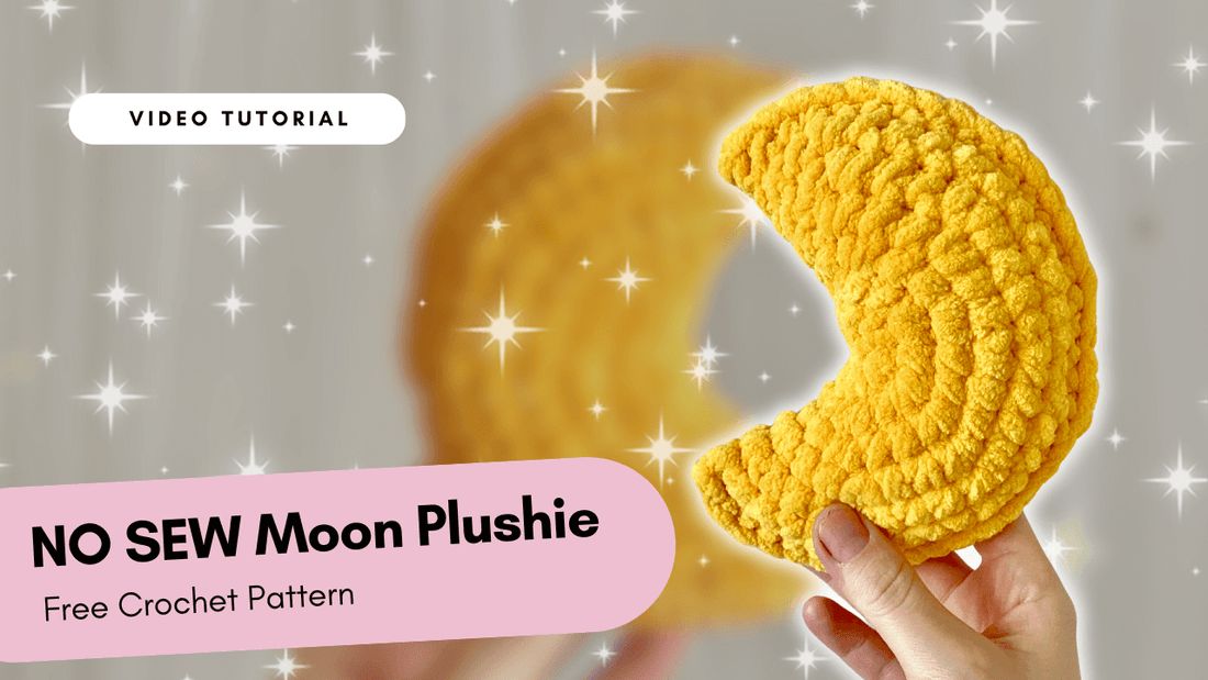 Moon: Amigurumi, Plushie, Home Decor Item