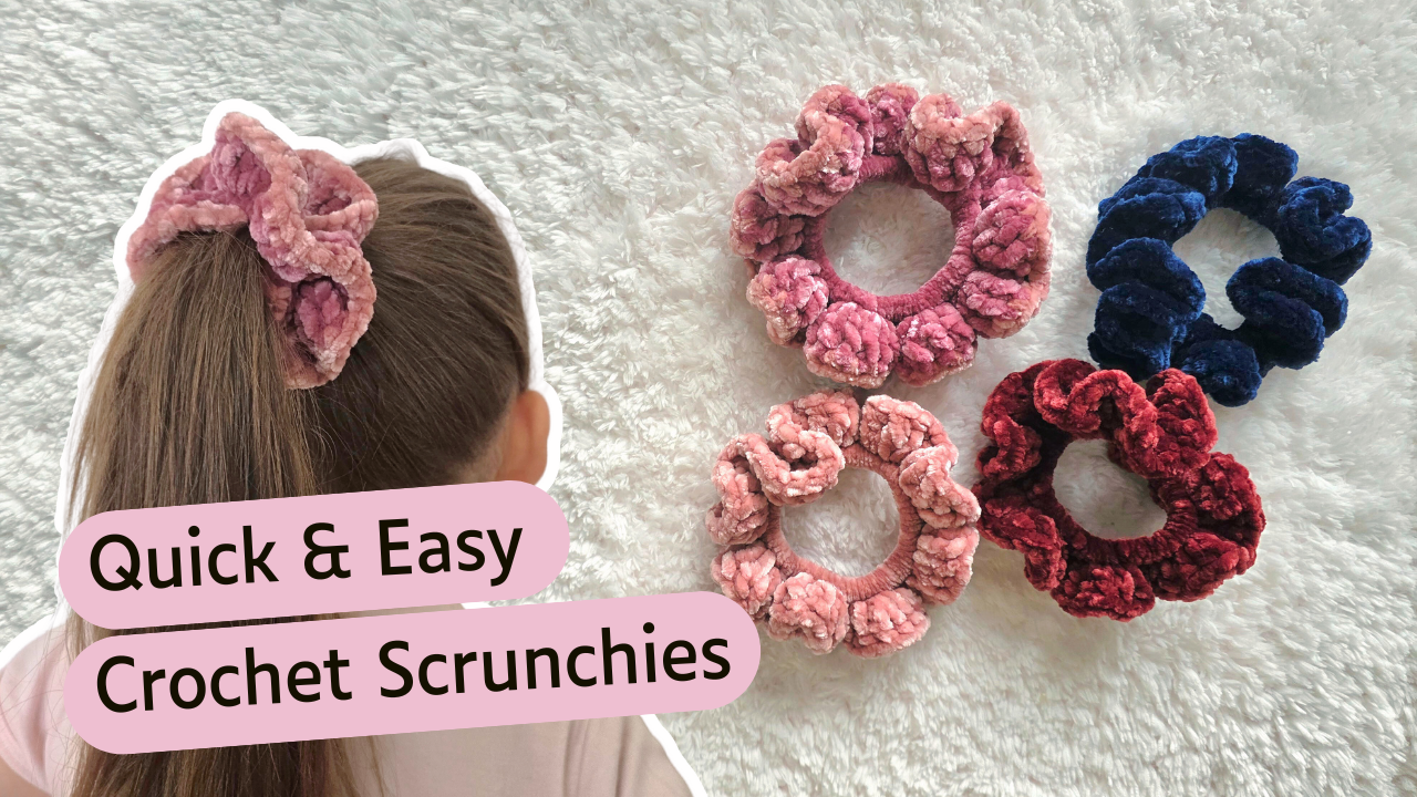 Fastest Way to Crochet a Scrunchie: 15-Min for Beginners โ Spreeberry
