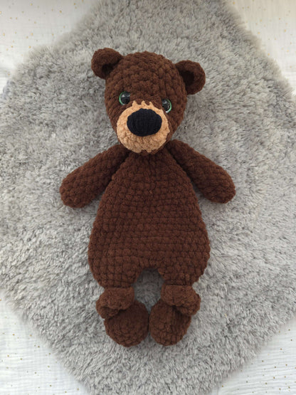 NO SEW Bear "Benji" Large Lovey