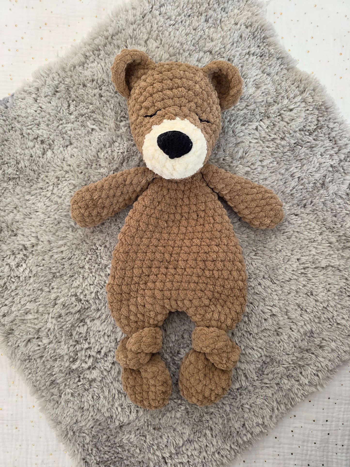 NO SEW Bear "Benji" Large Lovey