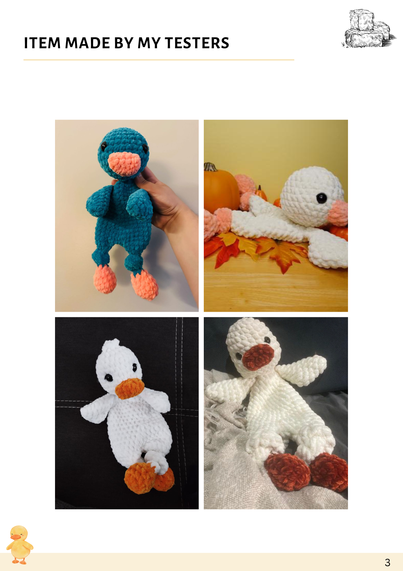 Duck "Achim" Large Lovey