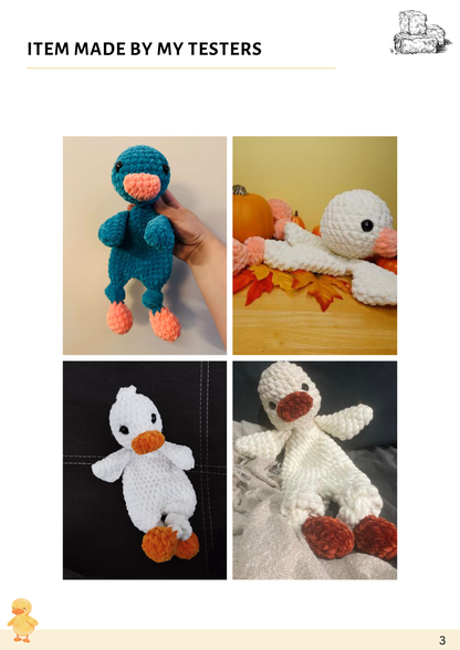 Duck "Achim" Large Lovey