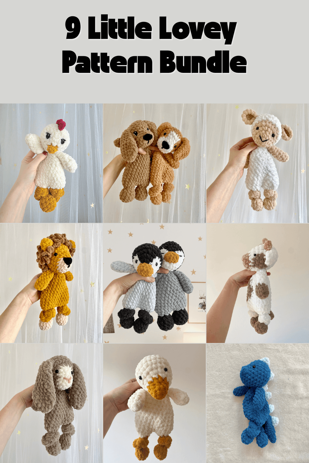 BUNDLE: All 9 Little Loveys