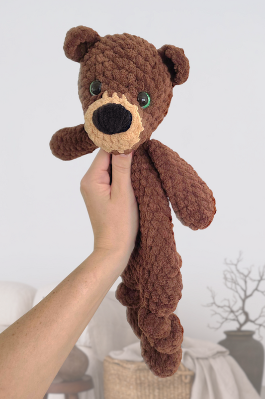 NO SEW Bear "Benji" Large Lovey