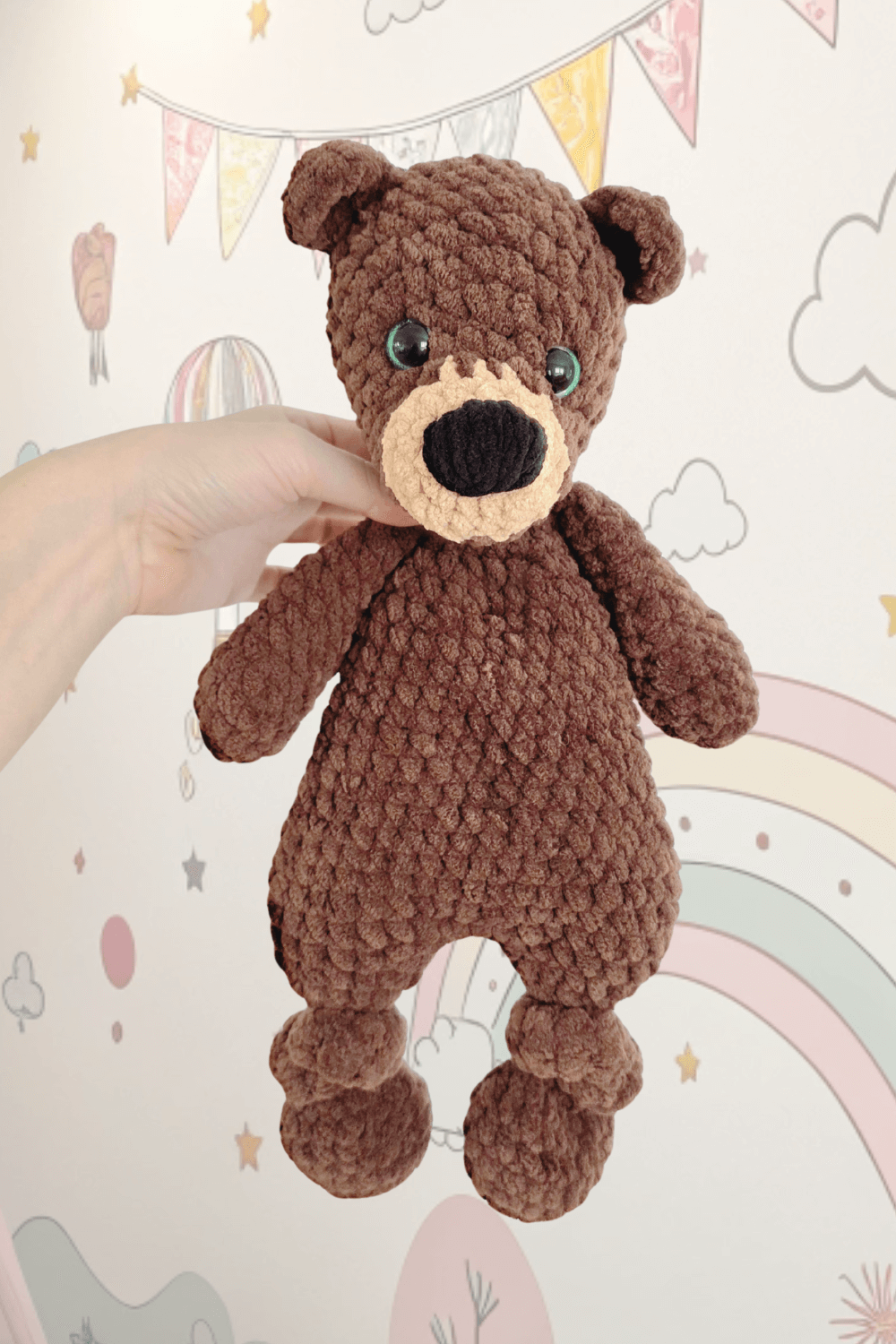 NO SEW Bear "Benji" Large Lovey