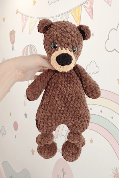 NO SEW Bear "Benji" Large Lovey