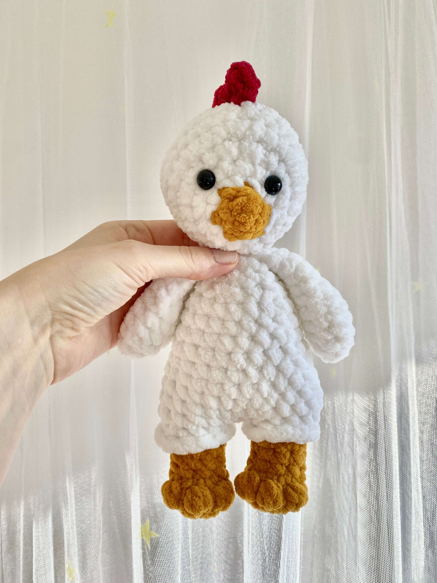 NO SEW Chicken "Henri" Crochet Pattern