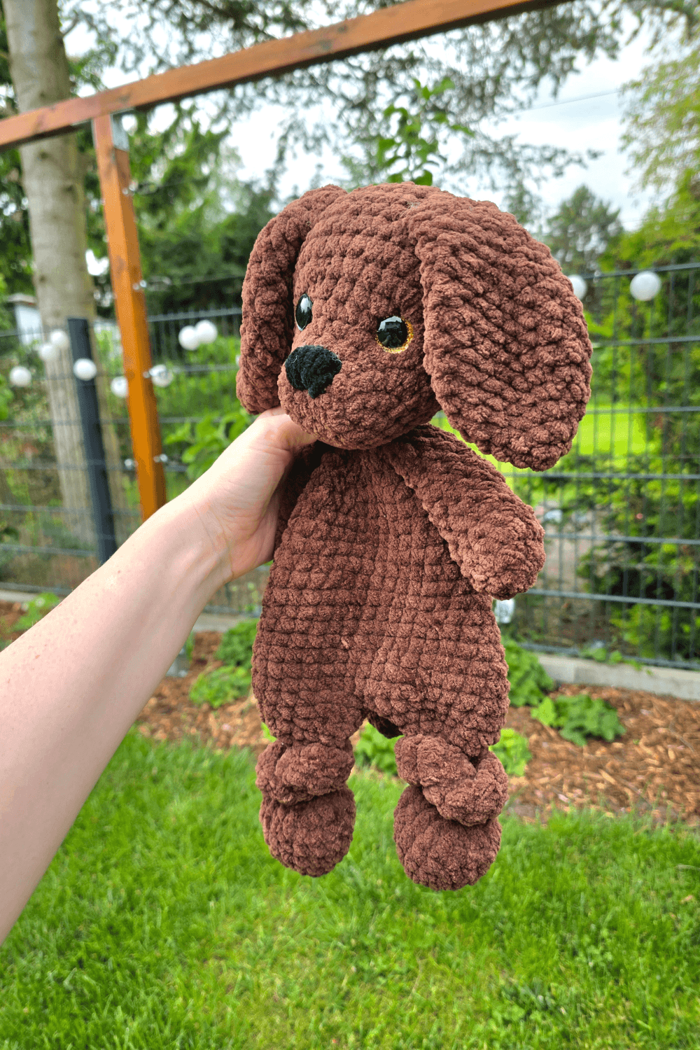Beagle + Retriever Dog Crochet Pattern, Large Snuggler incl. FULL VIDEO TUTORIAL