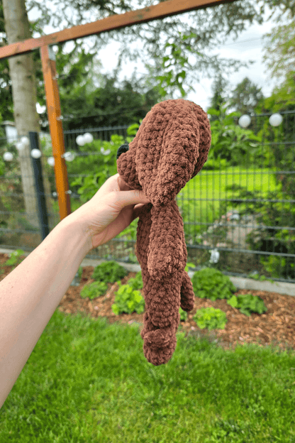 Beagle + Retriever Dog Crochet Pattern, Large Snuggler incl. FULL VIDEO TUTORIAL