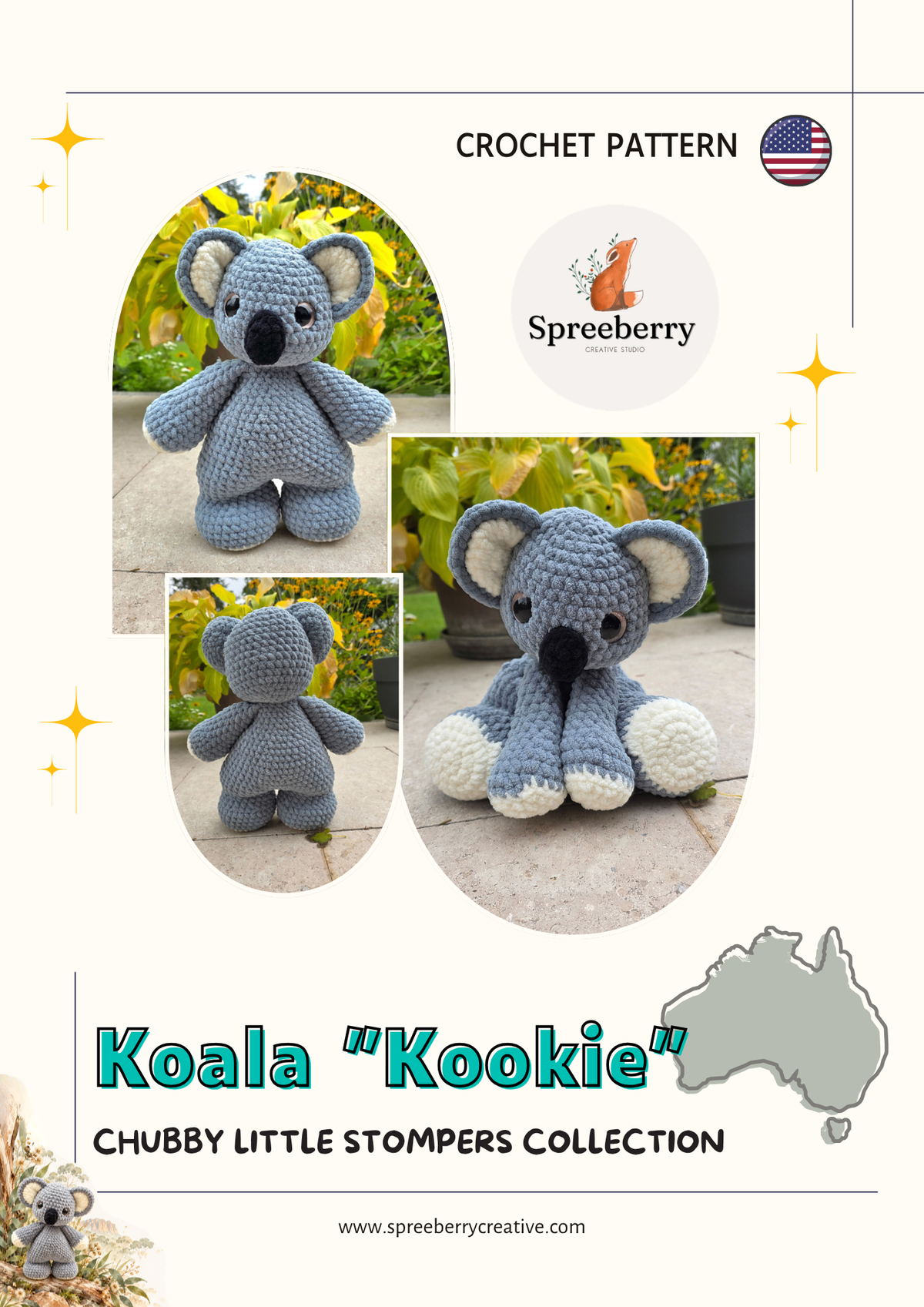 Koala "Kookie" INCL. FULL VIDEO TUTORIAL