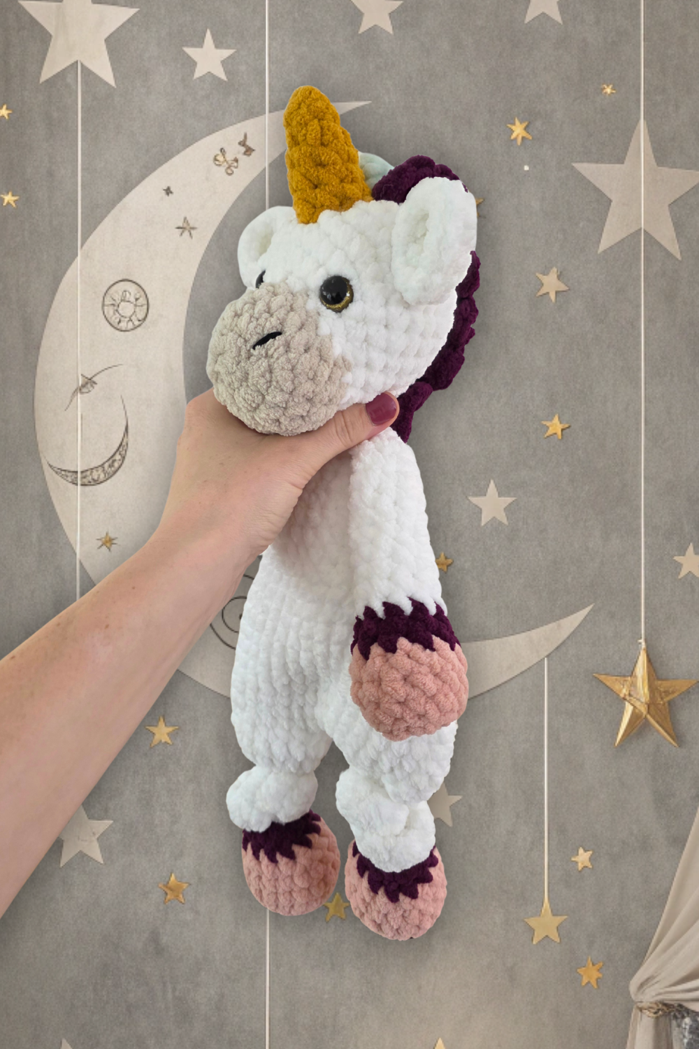 Unicorn "Lykke" Large Lovey